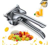 Stainless steel metal handheld hand manual cold press squeezer exprimidor extractor juicer for fruits such as watermelon, limes, lemons, tangerines, citrus, oranges, Grape, and grapefruits