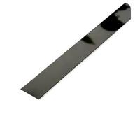 Stainless Steel Metal Trim 3.0M Stainless Steel Flat Decorative Line Self-Adhesive Furniture Wall Sticker for Ceiling Edge Strip(Stainless Steel -C,1cm)