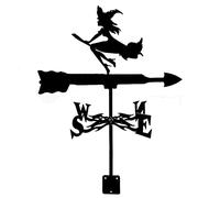 Stainless Steel Metal Weather Vane,Sailboat Angler Witch Eagle Hunter Retro Farm Scene Garden Weathervane,Decorative Wind Direction Indicator for House,Garage,Cupola,Barn
