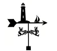 Stainless Steel Metal Weather Vane Wind Direction Indicator Retro Wind Vane Home Measuring Tool - Gift For Home