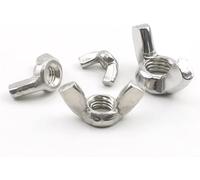Stainless Steel Metric Butterfly Nuts, Pack Of 2-20pcs Metric Wing Nuts M3-M12 Stainless Steel And Zinc Plated(201 Stainless Steel,M12 3pcs)