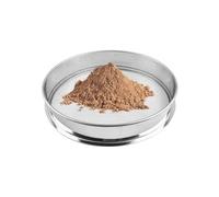 stainless steel micron sieve, Stainless Steel Flour Sifter Testing Sieve 0.074mm-12.5mm Mesh 15-60cm Diameter Silver(Diameter 50 Cm,Mesh 0.9mm)