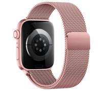 Stainless Steel Milanese Loop Compatible with Apple Watch Bands Women Men | 40mm 41mm 42mm 38mm 44mm 45mm 46mm 49mm, Metal Magnetic Clasp Strap for iWatch Series 12 11 10 9 8 7 6 5 4 3 2 1 SE Ultra