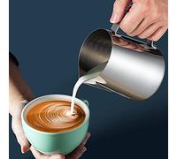 Stainless Steel Milk Frothing Pitcher, 20 oz/600ml Milk Coffee Cappuccino Latte Art Frothing Pitcher Barista Milk Jug Cup …