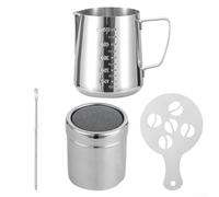 Stainless Steel Milk Jug 350ml for latte Art Pitcher Stainless(600ML)