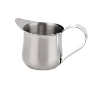 Stainless Steel Milk Jug for Barista Latte Art Milk Frother Jug for Frothing Milk for Espresso Cappuccino (90 ml)