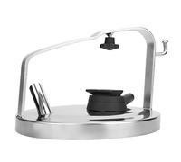 Stainless Steel Milk Pail Lid | 8.07 Inch Replacement Cover with Gasket & Plug Seat | Strong Food - Grade Metal for Dairy Farms/Home Brewing/Cheese Making