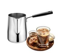 Stainless Steel Milk Pan | 600ml Beverage Pot with Pourer Spout - for Melting Chocolate - For Coffee, Tea with Milk, Hot Chocolate, In The Apartment, Home, Kitchen