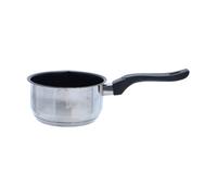 Buckingham Stainless Steel Milk Pan 14 Cm / 0.9 Litre , Non-stick , Bakelite Handle, Silver