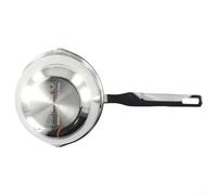 Stainless Steel Milk Pot, Small Frying Pan Oil Splashing Pot, Milk Pot Butter Warmer, Tea Coffee Boiling Pot, Milk Tea Pan Thick Kitchen Tools (300ml)