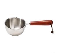 Stainless Steel Milk Pot, with Cool Touch Handle/Versatile Cooking Pot/Saucepan for Induction, Ceramic, Gas & Electric Hobs(150ML)