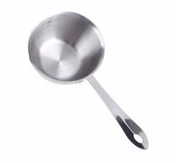 Stainless Steel Milk Warmer Pot, Flat Induction Base for Melting Cheese Chocolate Caramel 300ML Pot for Home Use 300ML Pot for Home Use