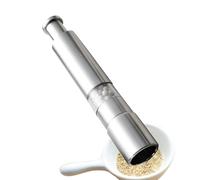 Stainless Steel Mill - Squeeze Mill, Compact Stainless Steel, Portable Seasoning Bottle, Easy to Use Design | Kitchen Kitchen Travel Camping Se