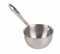 Stainless Steel Mini Butter Warmer Pot with Induction Bottom Cool Handle for Milk Saucepan Kitchen (150ML)