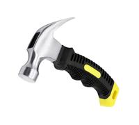 Stainless Steel Mini Claw Hammer Non-Slip Stubby Claw Hammer Useful Durable Small Stubby Hammer Mini Camping Hammer for Indoor Outdoor Using