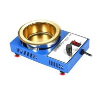 Stainless Steel Mini Lead Free Soldering Pot Temperature Adjustable Coating Solder Pot Bath for Welding Soldering with Strong Heat Dissipation(300W)