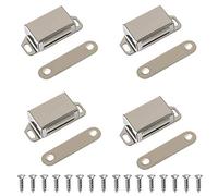 Stainless Steel Mini Magnetic Cabinet & Door Latch/Catch Closures (Pack of 4)