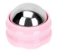 Stainless Steel Mini Massage Ball Roller for Body Relief | Plastic Abs Build, Easy Operation, Buttocks and Calves, Helps Improve Dark Circles and Soreness