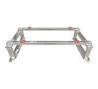 Stainless Steel Mini Split AC Stand, Durable Air Handler Support Bracket for Ductless Heat Pump, Floor Mounting Solution for Optimal Stability and Performance