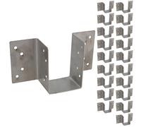 Stainless Steel Mini Timber Wood Joist Beam Hanger 47mm for Decking Lofts 20pc