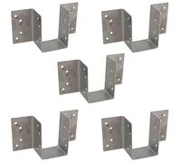 Stainless Steel Mini Timber Wood Joist Beam Hanger 47mm for Decking Lofts 5pc