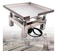 Stainless Steel Mini Vibration Table, 110V/220V Concrete Vibrating Table For Removing Bubbles - Ideal For Testing Blocks And Shaking Precipitates