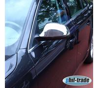 Stainless Steel Mirror Caps Chrome Fits Audi A5 8T 2007-2009, A8 4E 2007-2010