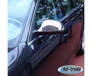Stainless Steel Mirror Caps Chrome Fits Audi A5 8T 2007-2009, A8 4E 2007-2010