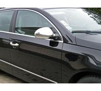 Stainless steel mirror caps chrome suitable for VW Passat B6, 3C | 2005-2010 ...