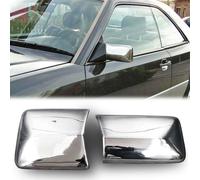 Stainless Steel Mirror Caps Set Fits MB E-CLASS A124 C124 S124 W124|190 W201