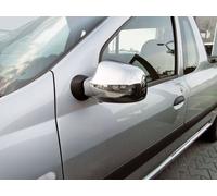 STAINLESS STEEL MIRROR CAPS suitable for DACIA DUSTER 2012-18|Sandero I II...