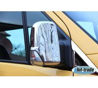 Stainless Steel Mirror Caps V2A Fits Mercedes Sprinter W906 VW Crafter 20 Onw...