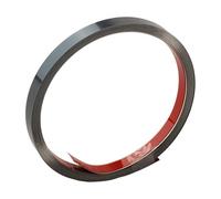 Stainless Steel Mirror Wall Sticker Trim Strip for Living Room Background Wall Decoration - 1.5mm Thick, 5m Length, Shatterproof & Scratch-Resis(Black)