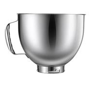 Stainless Steel Mixer Bowl，Compatible for KitchenAid，4.5QT 5QT Tilt Head Classic Artisan Series Replacement Bowl
