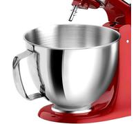 Stainless Steel Mixer Bowl for KitchenAid 4.5-5 Quart Stand Mixer - 5QT Replacement Mixing Bowl with Handle, Compatible with Artisan & Classic Series,Dishwasher Safe,Heavy Duty 304 Stainless Steel
