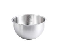 Stainless Steel Mixing Bowl with Scale 1 5 Quart Deep 304 Kitchen Metal for Baking Cooking Salad Fruits Egg