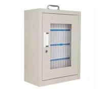 Stainless Steel Mobile Phone Storage Cabinet for Schools, 48 Slots, Lockable, Ideal for Classrooms & Offices, Durable and Secure - Silver Finish