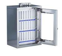 Stainless Steel Mobile Phone Storage Cabinet with Clear Safety Lock - for Offices & Factories, Secure 24-Bit Mobile Device Management