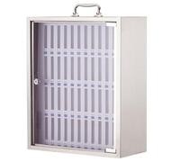 Stainless Steel Mobile Phone Storage Cabinet with Lock - 48 Slots nizer for Secure Device Storage - Durable & Sleek Design for Offices & Public Spaces