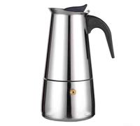 Stainless Steel Moka Pot, 2469 Cups Engineered for Optimal Coffee Flavor Extraction (300ML)