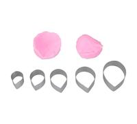 Stainless Steel Molds and Peony Petals Cutter for Cake Decorating and Sugarcraft Dessert Kitchen Accessories Peony Petals Cutter