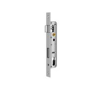 Stainless Steel Mortice Sash Lock, 92MM Center Door 25MM Backset Lock for Internal and External Doors, Satin Nickel Frame Mortice Deadlock for Home and Workplace