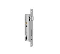 Stainless Steel Mortice Sash Lock, 92MM Center Door 35MM Backset Lock for Internal and External Doors, Satin Nickel Frame Mortice Deadlock for Home and Workplace