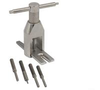 Stainless Steel Motor Pinion Gear Puller Sprocket Removal Tool with Multi-Size Adjustable Design for RC Cars and Helicopters, Safe Ejector Pin