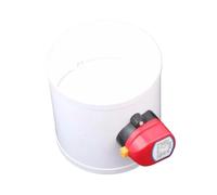 Stainless Steel Motorized dampers, Plastic Motorized Air Damper Valve for Ventilation Pipe, 12/24/220V AC/DC(Pev-200,AC 24V)