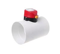 Stainless Steel Motorized dampers, Plastic Wind Valve Driver Damper Solenoid Check Duct Ventilation 12-24V 220V 75-200mm(Ac 24v,75mm)