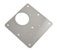 Stainless Steel Mounting Hinge Repair Plate Reliable Tool for Cabinet and Drawer Repairs (10pcs)