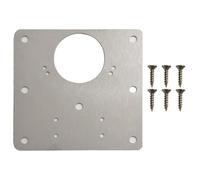 Stainless Steel Mounting Hinge Repair Plate Reliable Tool for Cabinet and Drawer Repairs (1pc)