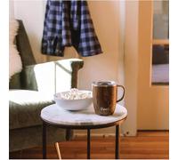 Stainless Steel Mug Handle Triple Insulated Swell 350ml Teakwood Coffee Tea