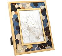 Stainless Steel Multi Colour Hexagonal Picture Photo Frame - 5 x 7/13 x 18cm